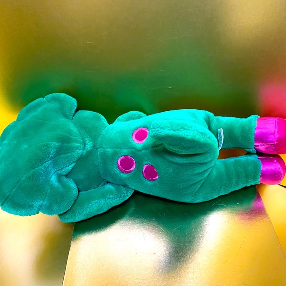 BARNEY VTG 1992 THE PURPLE DINOSAUR’S FRIEND BABY BOP PLUSH LYONS GROUP 16” - Picture 9 of 14